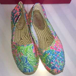 NWT Lilly Pulitzer espadrilles. Size 10.